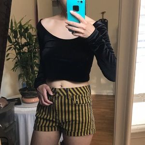 Velvet Crop Top